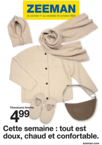 Prospectus Zeeman Guise : Cette semaine : tout est doux, chaud et confortable