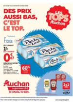 Prospectus Auchan Supermarché : Des prix aussi bas, c'est le top dans votre super