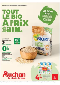 Prospectus Auchan FONTENAY SOUS BOIS : Tout le bio à prix sain