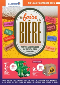 Prospectus E.Leclerc CHERRE : FOIRE A LA BIERE - MIXTE
