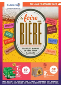Prospectus E.Leclerc L'AIGLE : FOIRE A LA BIERE - MIXTE