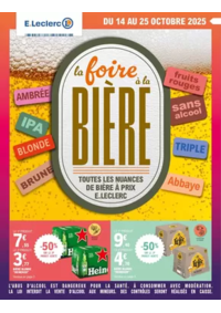 Prospectus E.Leclerc COULANGES LES NEVERS : FOIRE A LA BIERE - MIXTE