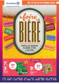 Prospectus E.Leclerc PINEUILH : FOIRE A LA BIERE - MIXTE