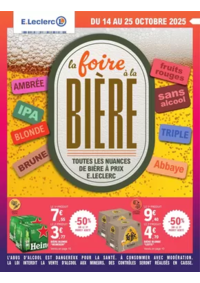 Prospectus E.Leclerc ORLEIX : FOIRE A LA BIERE - MIXTE