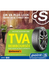 Prospectus Point S CONFLANS SUR ANILLE : Du 13 octobre au 22 novembre, profitez de nos offres exclusives pour préparer votre véhicule et votr