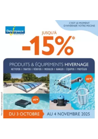 Prospectus Desjoyaux Piscines Naucelles : Jusqu'à -15%
