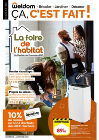 Prospectus Weldom LA FARE DES OLIVIERS : La foire de l’habitat