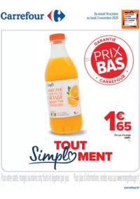 Prospectus Carrefour city PARIS 42 avenue de la Motte Picquet : TOUT SIMPLEMENT