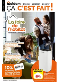 La foire de l’habitat Prospectus Weldom : La foire de l’habitat