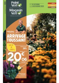 Prospectus Point Vert ROHRBACH LES BITCHE : ARRIVAGE TOUSSAINT