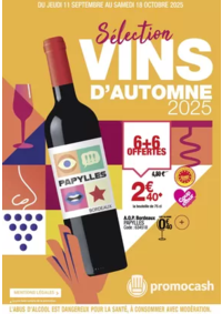 Prospectus Promocash Wasquehal : Sélection vins d'automne 2025