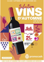 Promos et remises  : Sélection vins d'automne 2025
