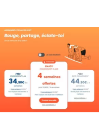 Prospectus L'Orange bleue Lens : Bouge, partage, éclate-toi