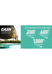 Prospectus Cash Piscine Bordeaux-Artigues : Cash construction et rénovation