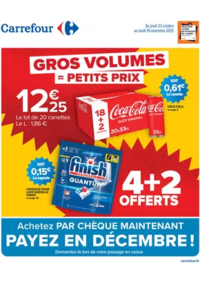 Prospectus Carrefour Contact La Coquille : GROS VOLUMES 4