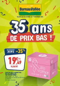 Prospectus Bureau Vallée - Saint Mitres Les Remparts : 35 ans DE PRIX BAS !