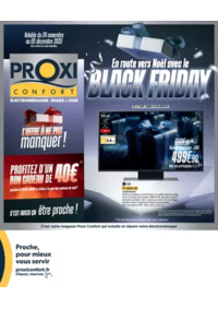 Prospectus Proxi Confort MORTEAU : ProxiConfort BB Black Friday 2025