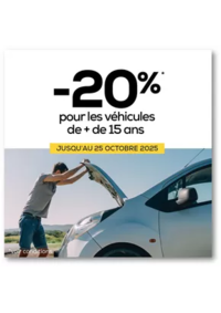 Prospectus Midas Paris 1 Boulevard de La Chapelle : Jusqu’au 25 octobre, profitez de -20%* sur les pièces et les forfaits pour les véhicules de + de 15 