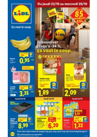 Prospectus Lidl CORNEBARRIEU : Les grands formats à prix mini chez Lidl avec la gamme XXL, ça vaut le coup !