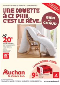 Prospectus Auchan TOMBLAINE : Bien au chaud : une couette à ce prix, c'est le rêve