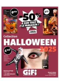 Prospectus Gifi LE LUC : Collection HALLOWEEN