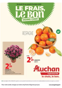 Prospectus Auchan Supermarché Beaumont 2 : Le frais, le bon moins cher