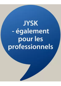 Prospectus Jysk ANDELNANS : Offres exceptionnelles pour votre intérieur