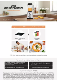 Prospectus Cuisine plaisir MOUTIERS : Offre Blender Power 5XL