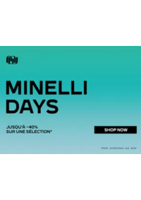 Prospectus Minelli Villiers-en-Bière : Minelli days Jusqu'à -40%