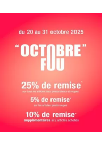 Prospectus MAUBOUSSIN PARIS 66 Av des Champs-Elysées : Octobre fou!