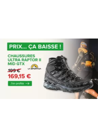Prospectus Au Vieux Campeur PARIS  : CHAUSSURES ULTRA RAPTOR II MID GTX