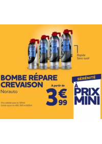 Prospectus Norauto BOBIGNY : Bombe anti-crevaison, réparation pneu