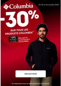 Prospectus Sport 2000 LA MEZIERE : Offre réservée aux porteurs de la carte fidélité : du 20 au 26 octobre 2025, profitez de -30% sur to