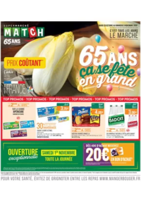 Prospectus Supermarchés Match Hochfelden : 65 ANS ça se fête en grand