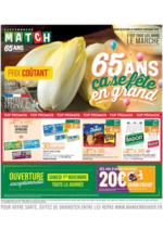 Prospectus Match : 65 ANS ça se fête en grand