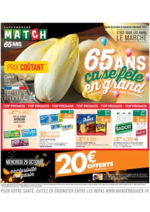 Prospectus Match : 65 ANS ça se fête en grand