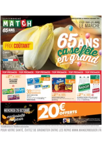 Prospectus Supermarchés Match Grenay : 65 ANS ça se fête en grand