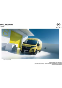 Prospectus Distributeur OPEL NOUVEAU GARAGE DU CHAMP DE MARS CHANTEHEUX : Opel Movano