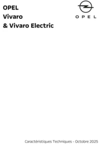 Prospectus Distributeur OPEL GARAGE DE LA MARGOTTIERE EURL BEAUGENCY : Opel Vivaro