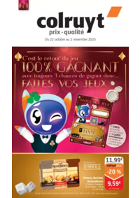 Prospectus Colruyt RIOZ : Faites vos Jeux