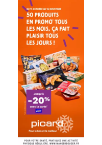 Prospectus Picard PLEURTUIT : 50 produits en promo tous les mois, ça fait plaisir tous les jours !