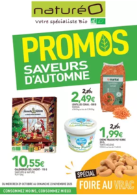 Prospectus NaturéO Saint-Brice-Sous-Forêt : PROMOS SAVEURS D'AUTOMNE