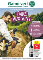 Prospectus Gamm vert : FOIRE AUX VINS