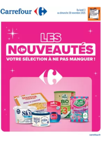 Prospectus Carrefour Contact Marseille 107 boulevard Bara : LES NOUVEAUTÉS DE NOVEMBRE