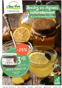 Prospectus L'Eau Vive QUETIGNY : Catalogue Novembre 2025