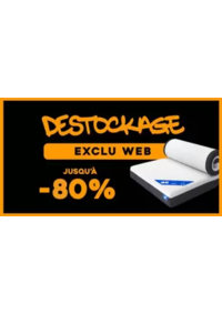Prospectus Le Roi du Matelas Neuville-en-Ferrain : Offre Destockage jusqu'à -80%