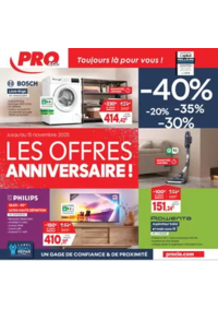 Prospectus Pro&Cie Conde Sur Noireau : LES OFFRES ANNIVERSAIRE