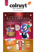 Prospectus Colruyt : On continue votre jeu 100% gagnant