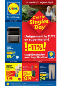 Prospectus Lidl BAR SUR AUBE : C’est le Singles Day