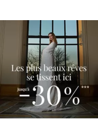 Prospectus Yves Delorme VERSAILLES : Promotions - Les plus beaux rêves se tissent ici Jusqu'à -30% sur cette sélection d'articles